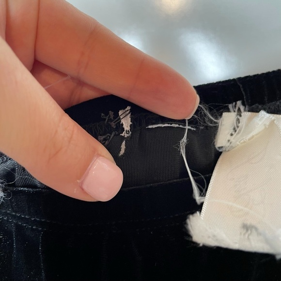 Eliza J Velvet Mini Dress HAS FLAWS - Picture 5 of 5